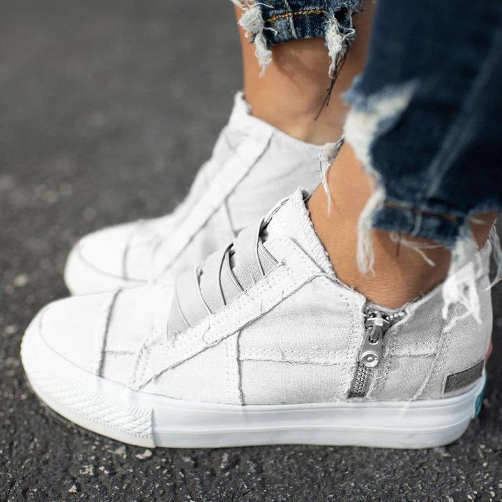 Arch Support Shoes Flat Heels Round Toe