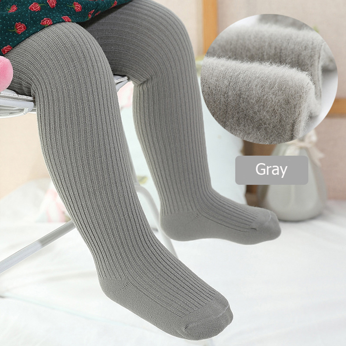 Riolio Brushed cloth Footless LEGGINGS Tights for 0-6 Years Old Girl Wholesale