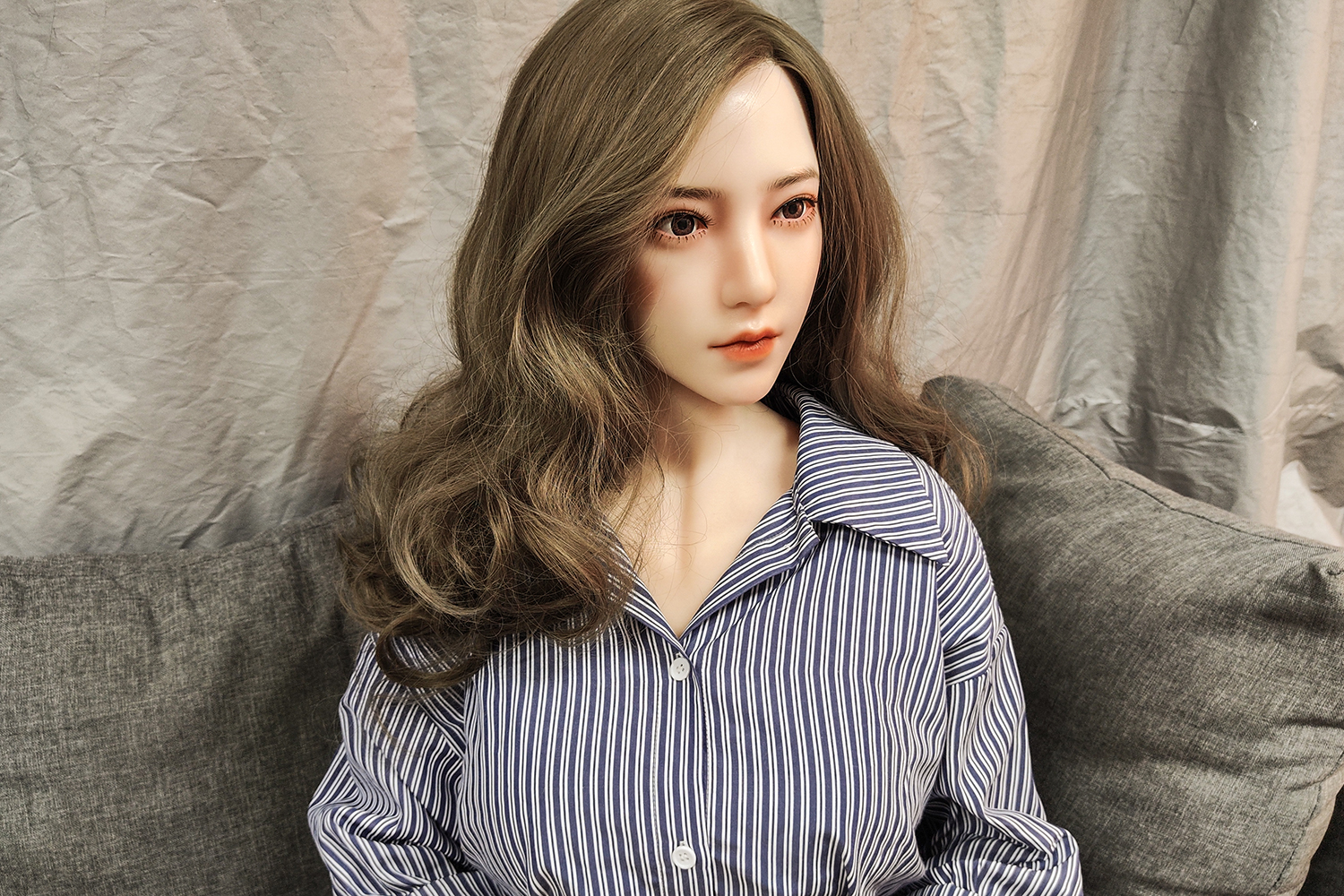 RIDMII Qiang Asian Silicone Head Smart Talking Adult Sex Doll