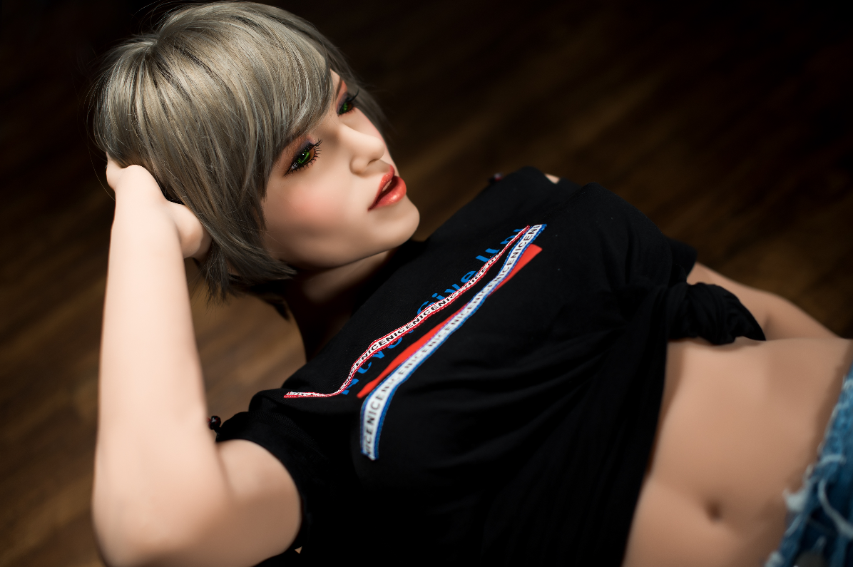 SexDollBay May 160cm with #27 Head Handsome Short Hair Girl  Sex Doll