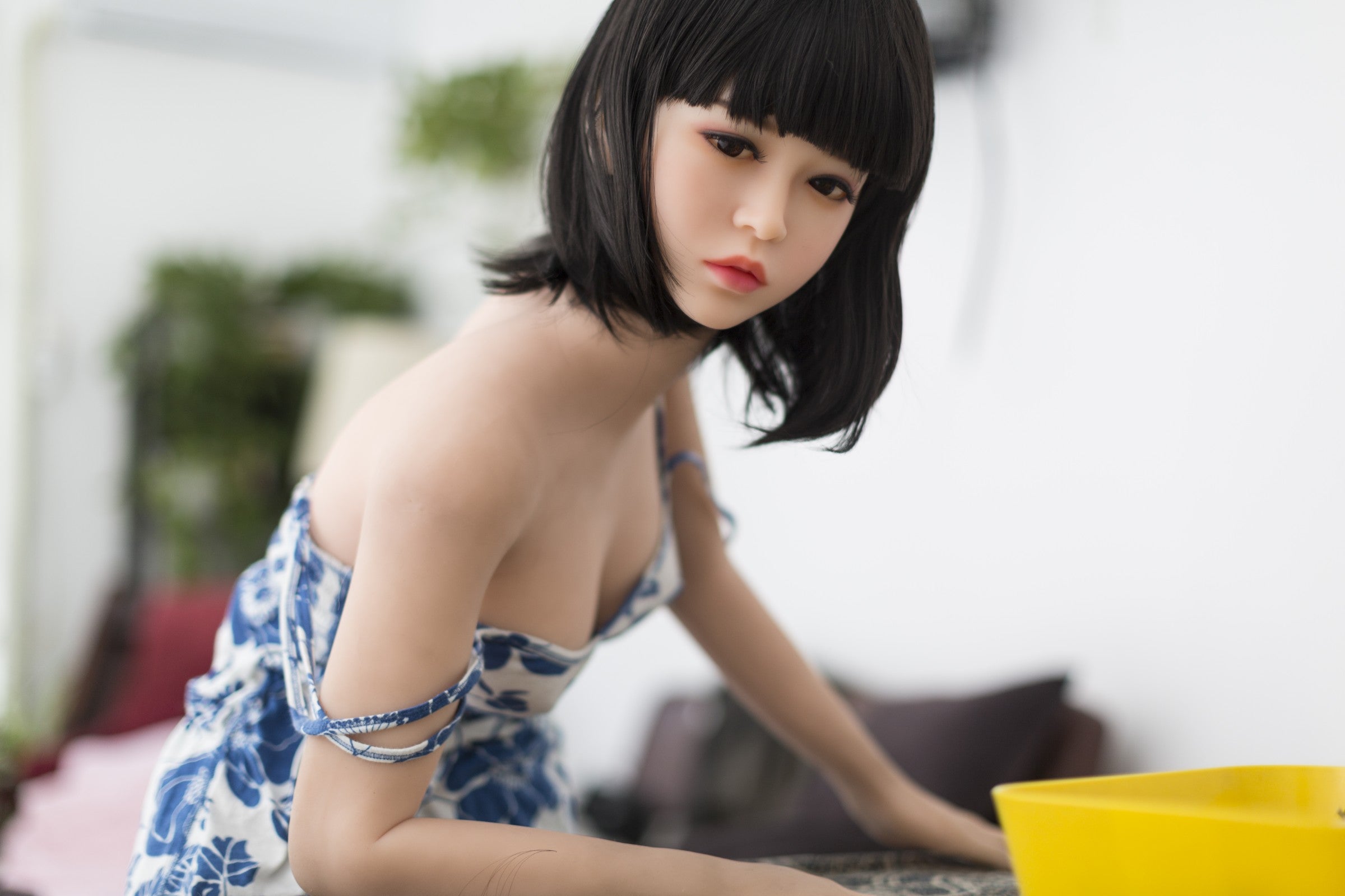 US Stock - SexDollBay Sara 155CM #88 Head Pure White Skin Sex Doll