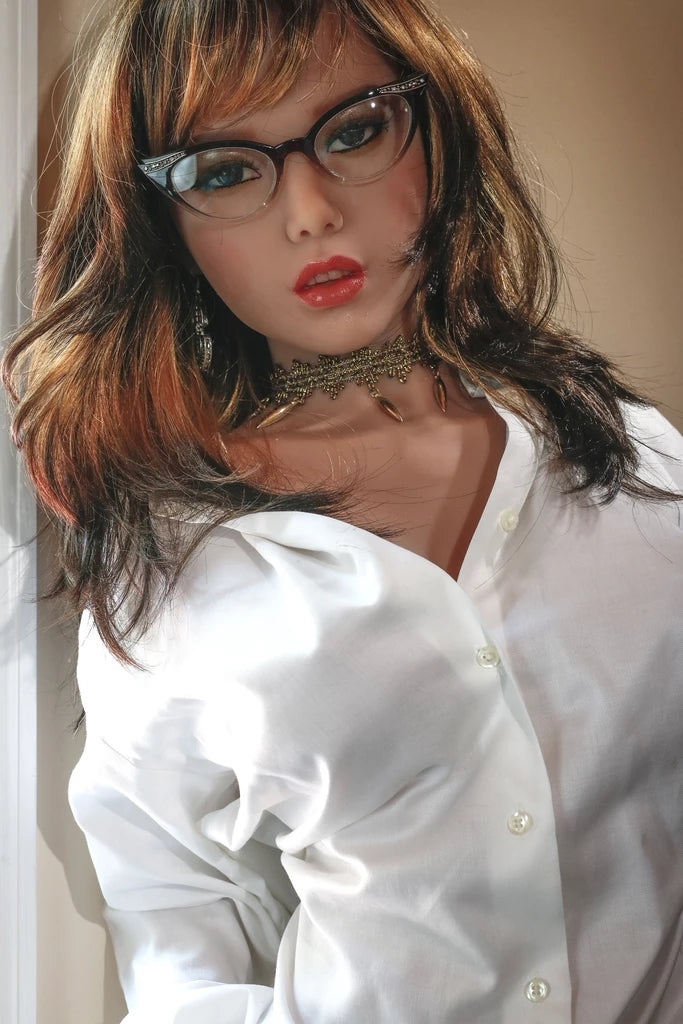 SexDollBay Rose 150cm with #WHITE BLOUSE Head Life Size Ultra Realistic Sex Doll