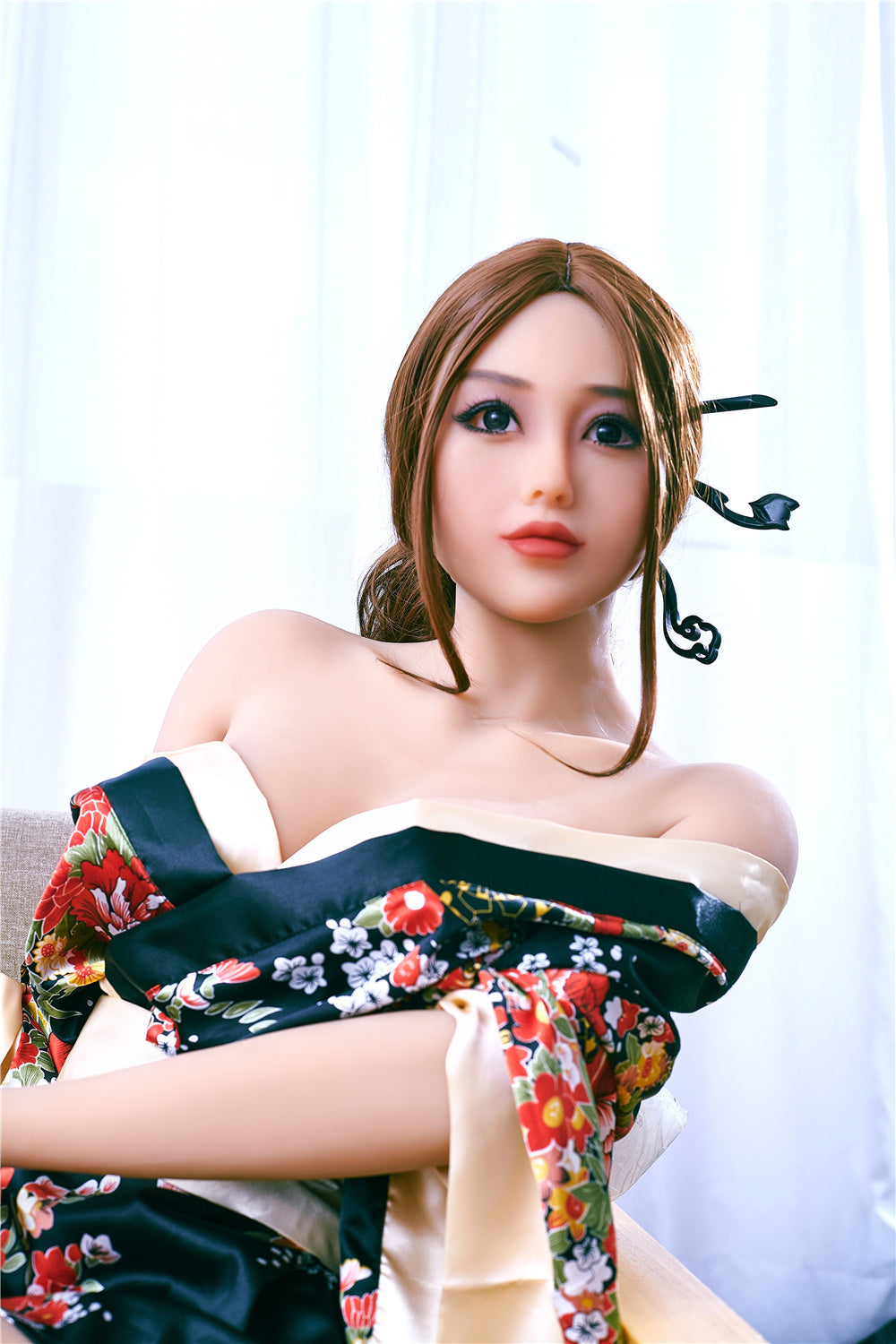 US Stock - SexDollBay Sandra 159cm #74 Head Oriental Style Cheongsam Girl Sex Doll