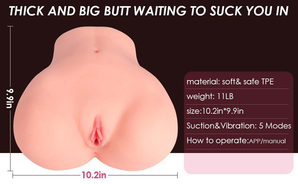 US Stock - RIDMII App Long-distance Control Vacuum Suction Automatic Ass Sex Doll Butt Masturbater