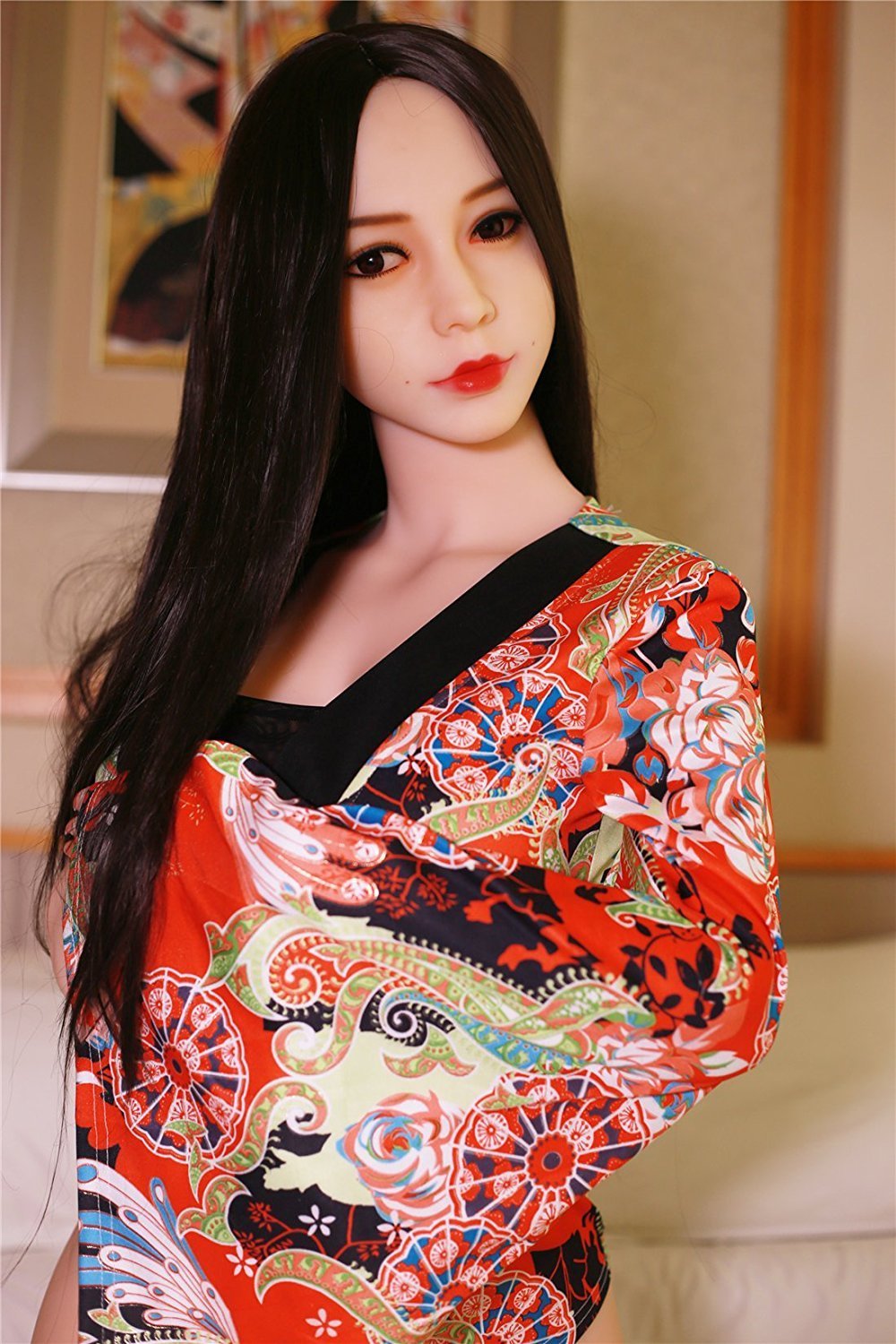 US Stock - SexDollBay Renee 158CM #56 Head Oriental Long Stright Beauty Sex Doll