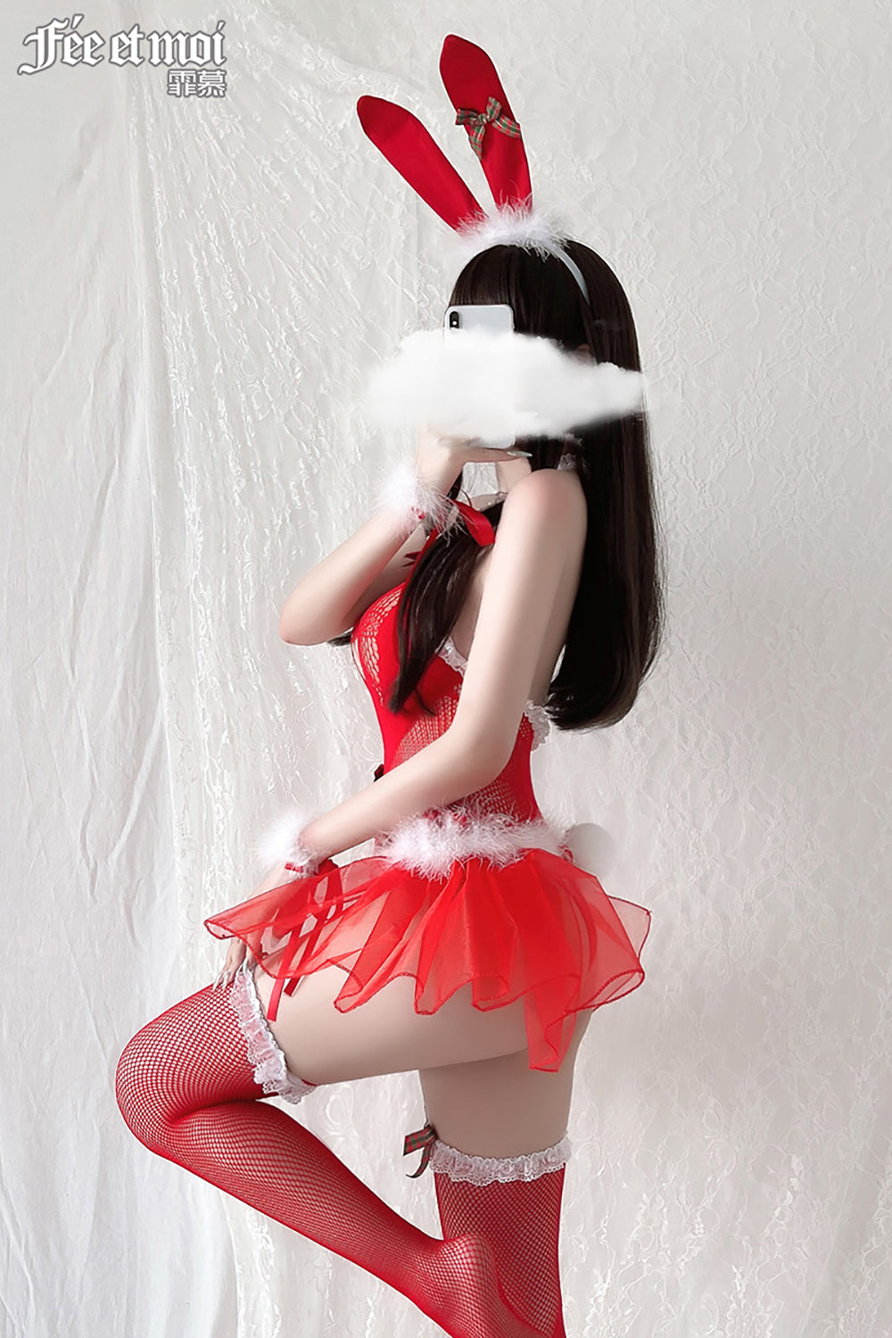 Christmas Seduction Rabbit Lingerie 7448