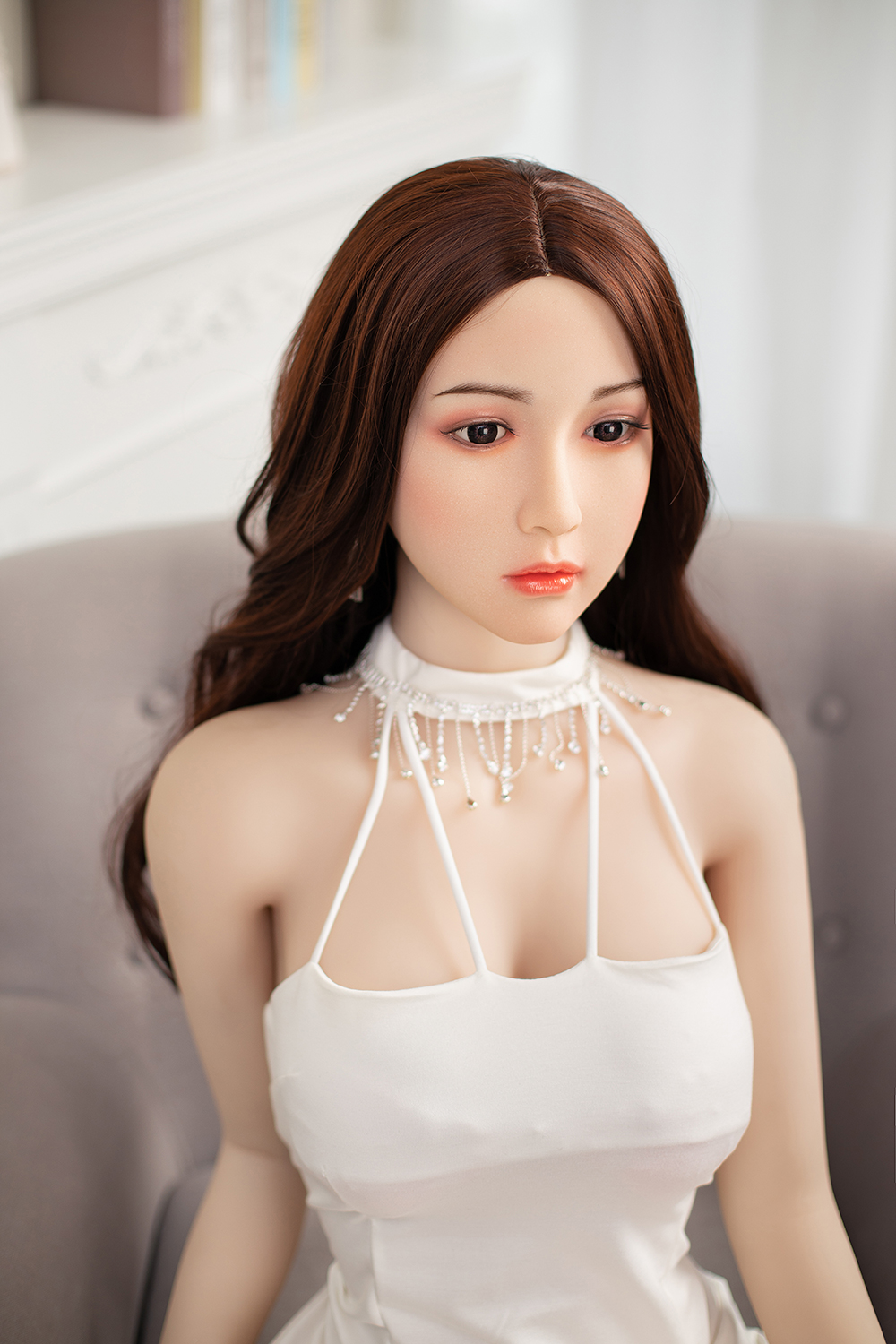 US Stock - Ridmii Qian 165cm/5FT4 Fairy Asian Realistic  Sex Doll