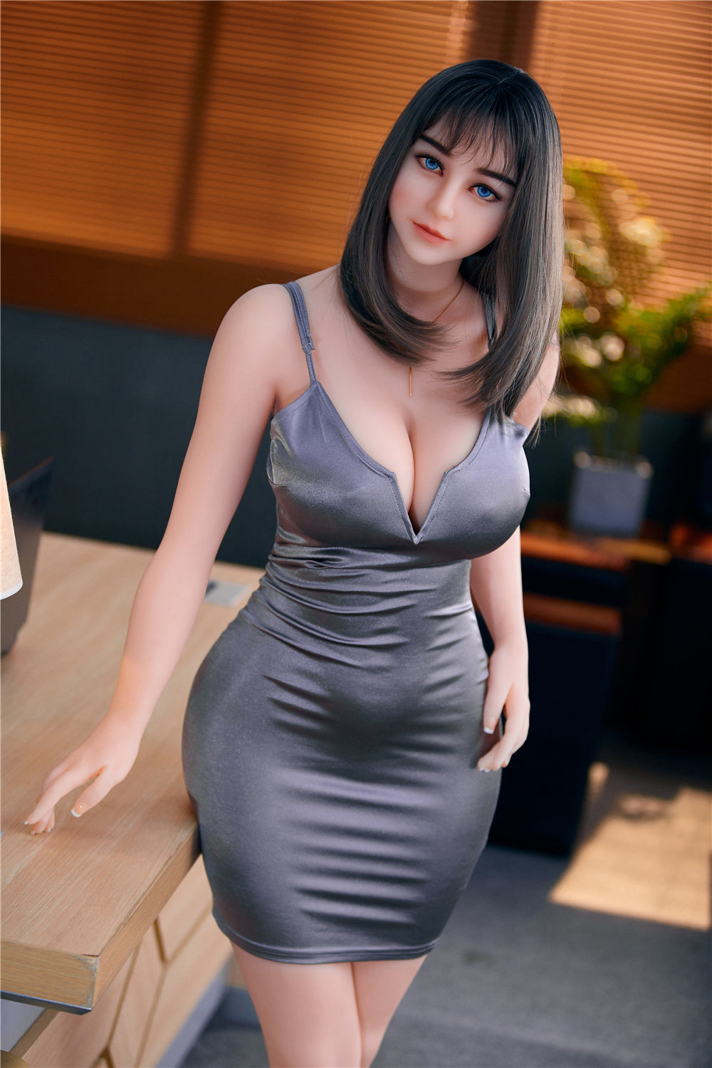 US Stock - SexDollBay Molly 161cm #58 Head Full Size Big Breast Love Doll Beautiful Face Female Sex Doll