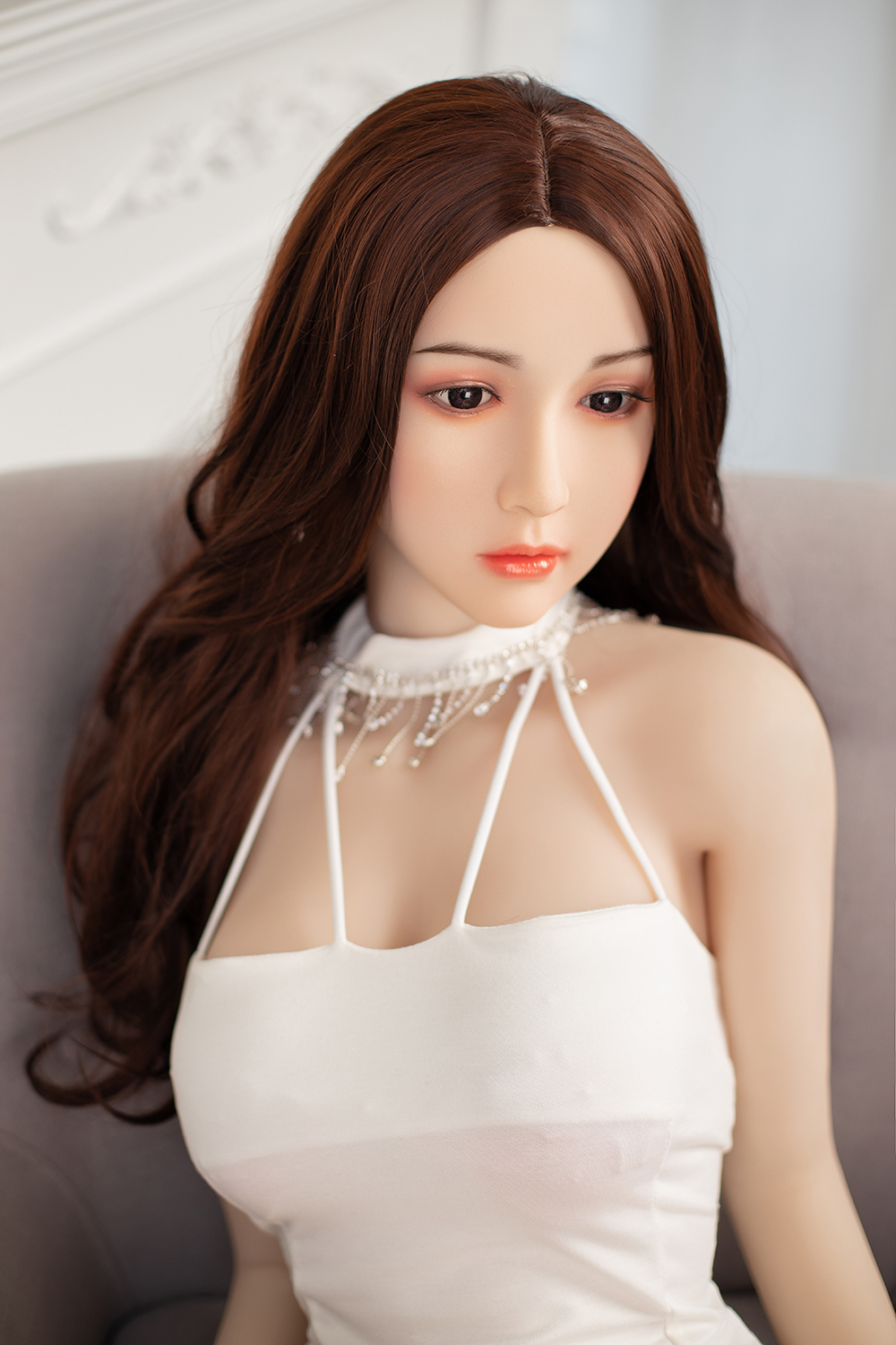 US Stock - Ridmii Qian 165cm/5FT4 Fairy Asian Realistic  Sex Doll