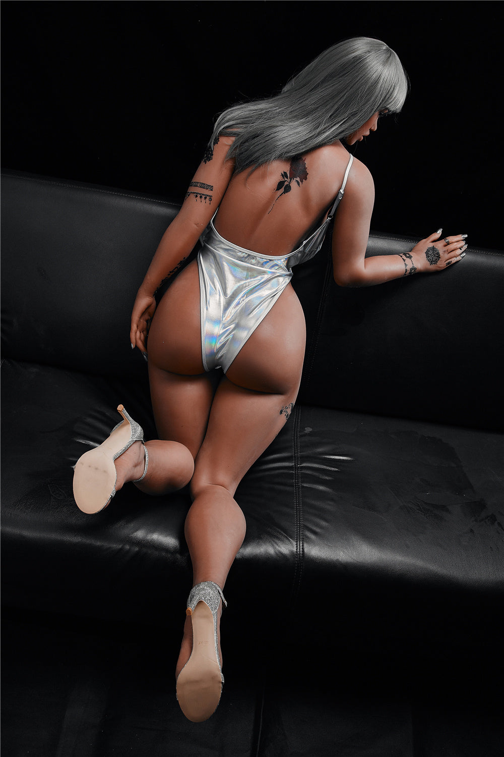 US Stock - SexDollBay Jane 158cm #56 Head Big Booty Tattoo Girl Sex Doll