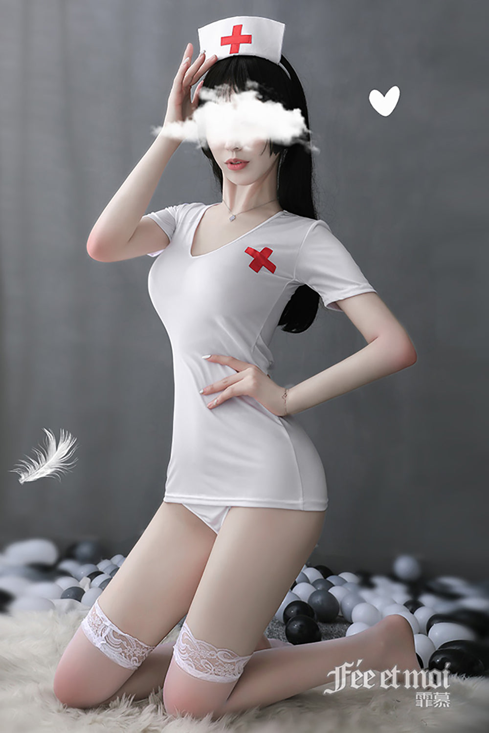 SexDollBay Sexy Nurse Cosplay Lingerie 7986