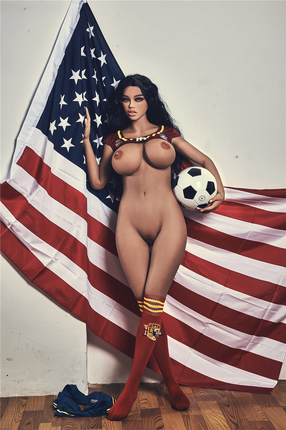 US Stock - SexDollBay Jane 163cm #56 Head Football Baby Sex Doll