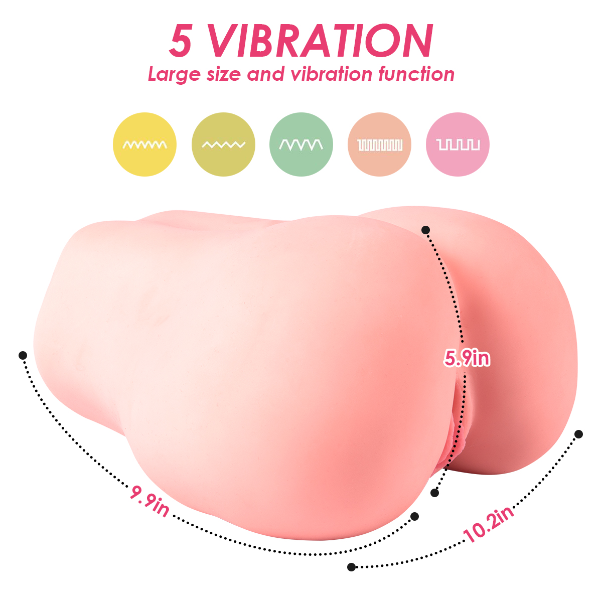 US Stock - RIDMII App Long-distance Control Vacuum Suction Automatic Ass Sex Doll Butt Masturbater
