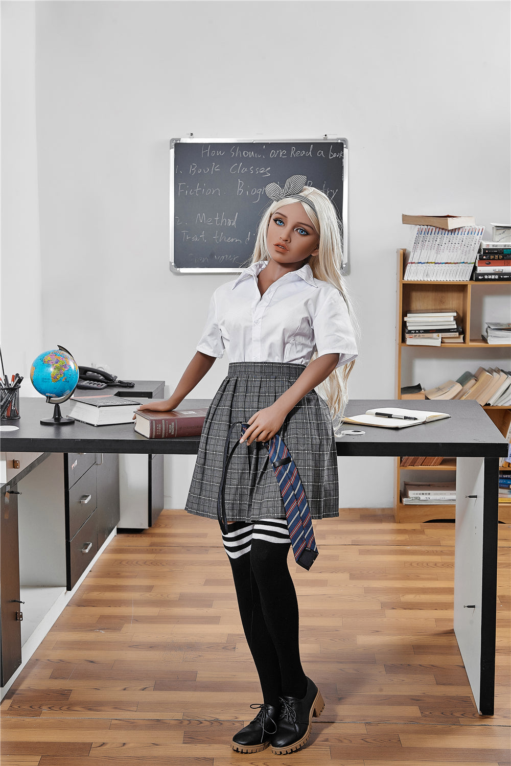 US Stock - SexDollBay Victoria 150cm #50 Head Senior High Students Sex Doll