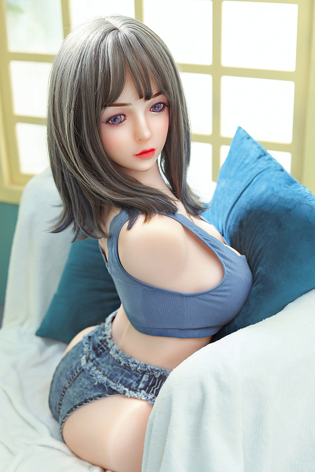 SexDollBay 65cm Cute Torso Sex Doll Electric Hip Half Love Doll