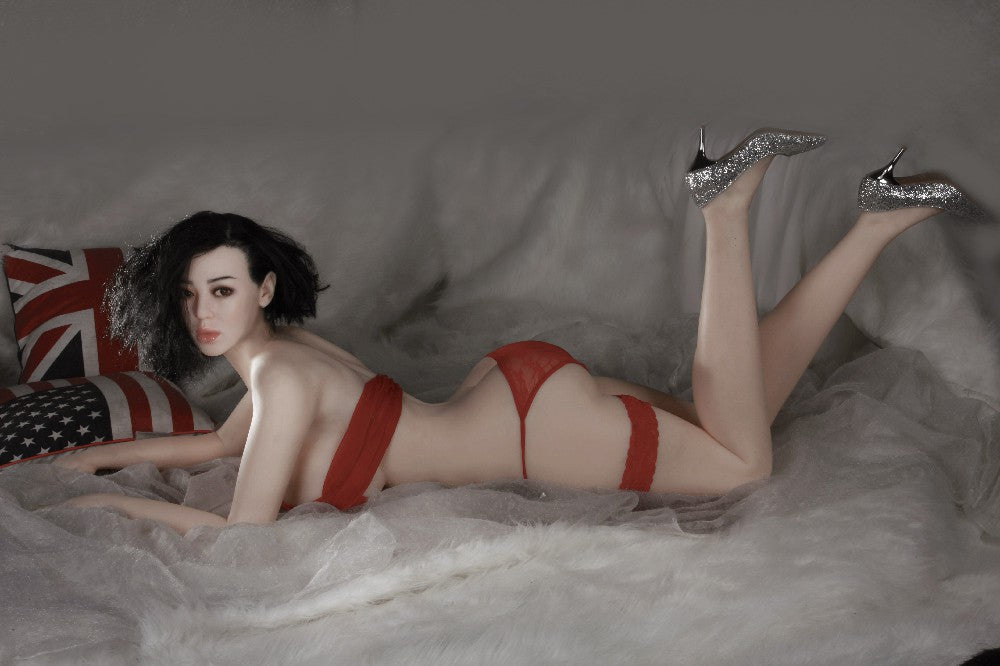 SexDollBay Alma Unique Design Silicone Head TPE Body Full Size White Skin Love Doll Customized For Men