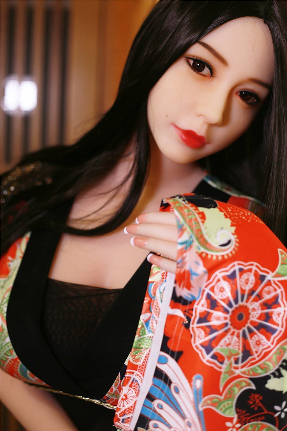 US Stock - SexDollBay Renee 158CM #56 Head Oriental Long Stright Beauty Sex Doll