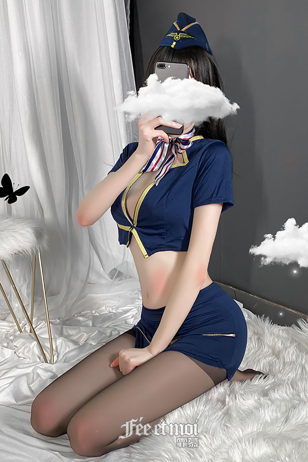 SexDollBay Airline Stewardess Lingerie 7054