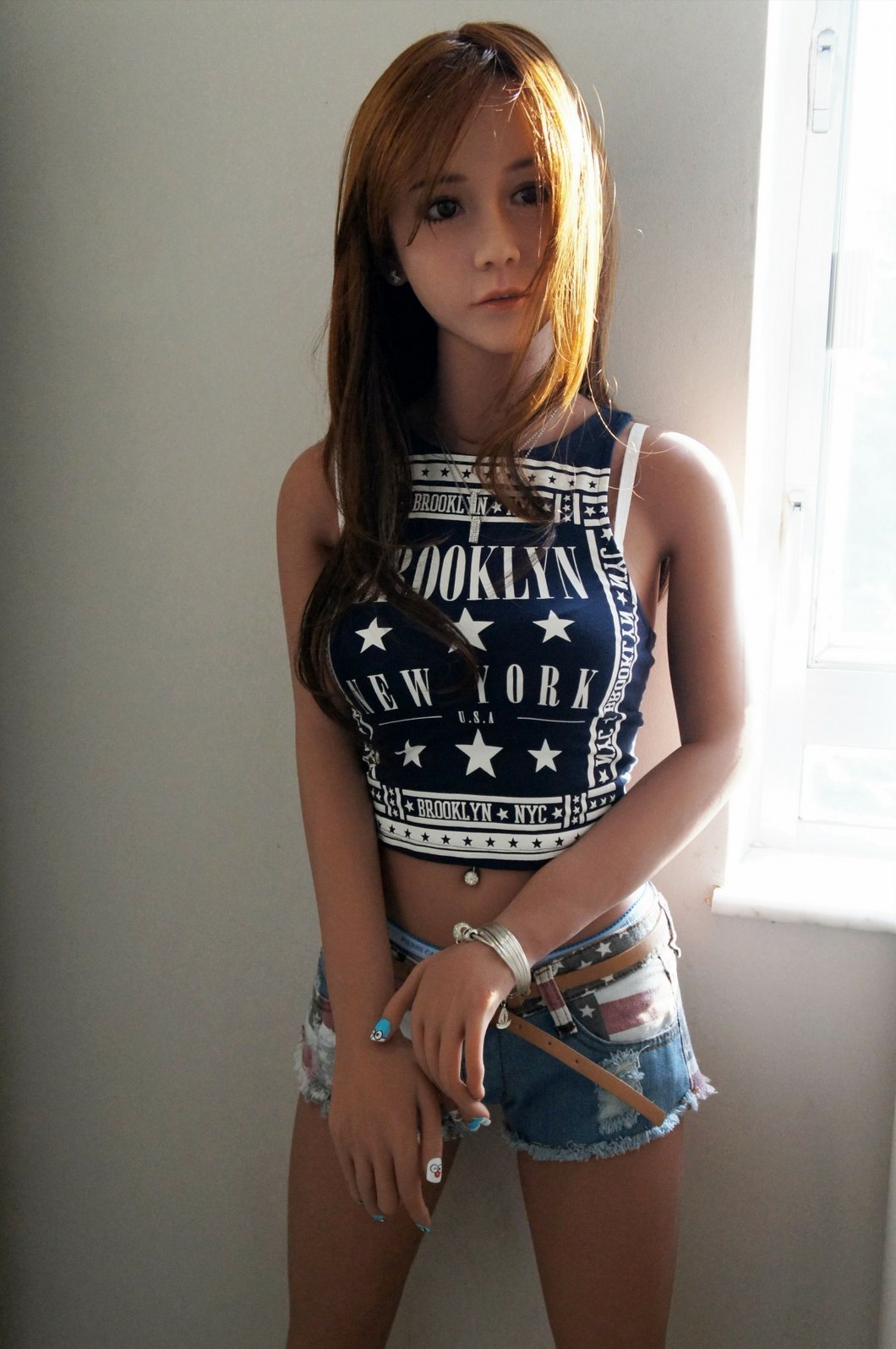 US Stock - SexDollBay Mya 158cm/5FT2 97 Head Young Looking Korean Sex Doll