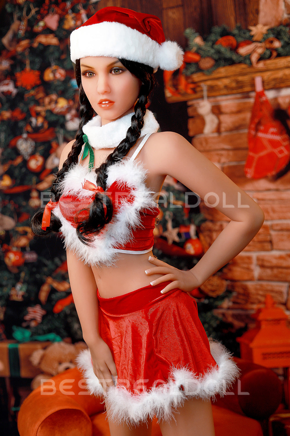 SexDollBay Love Suspender Christmas Nightgown Sexy Lingerie 19987 Lingerie Only Excluding Dolls