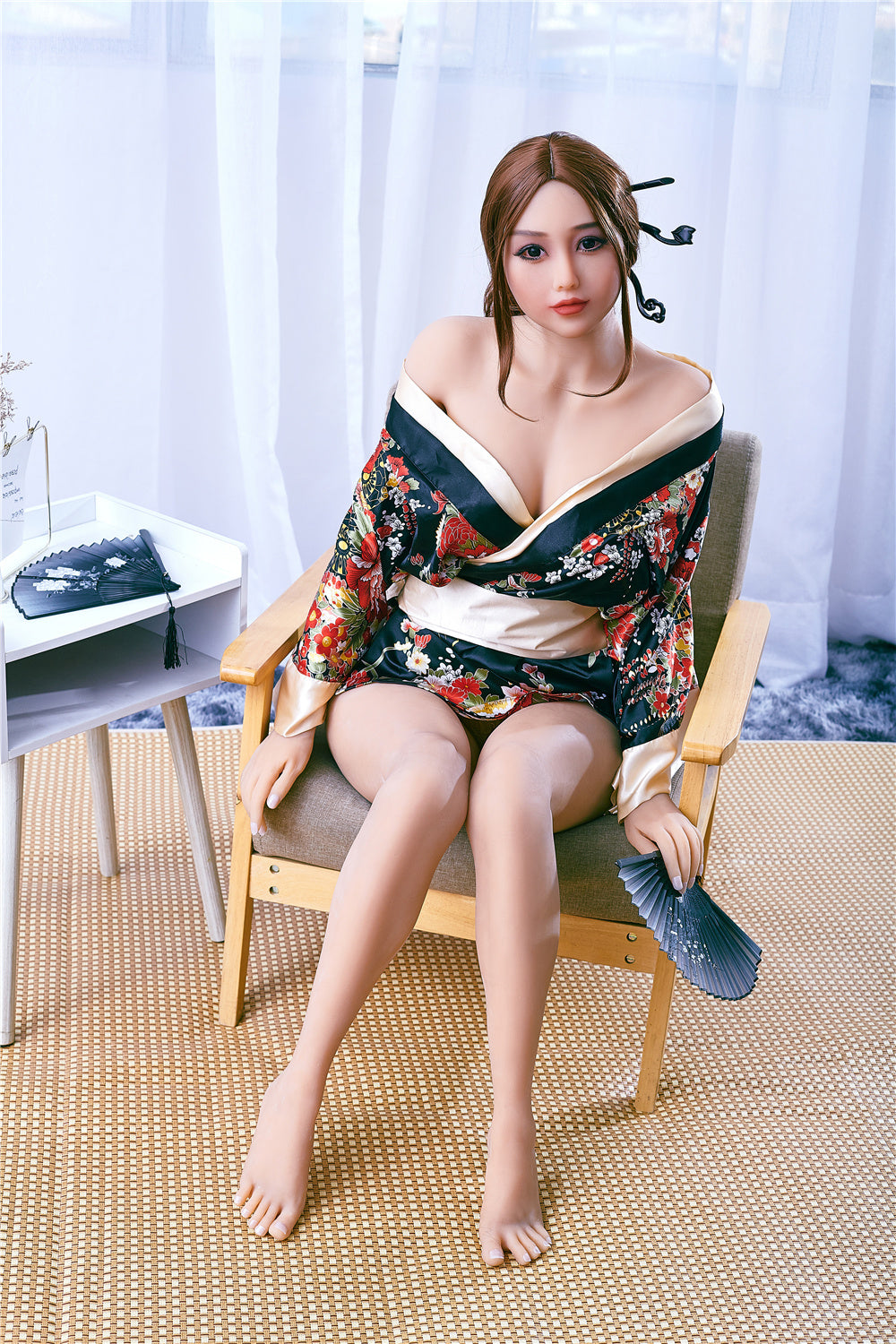 US Stock - SexDollBay Sandra 159cm #74 Head Oriental Style Cheongsam Girl Sex Doll