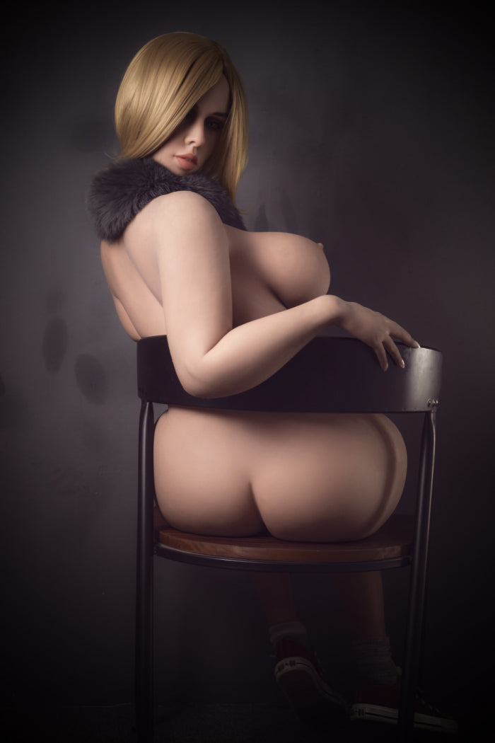 US Stock - SexDollBay Elmer 163cm H-cup Golden Hair Lady