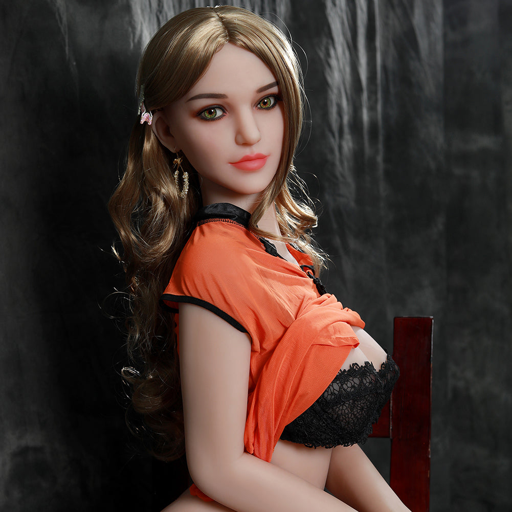 US Stock - SexDollBay Fiona 165cm 93# Head Nature Skin Blond Sex Doll