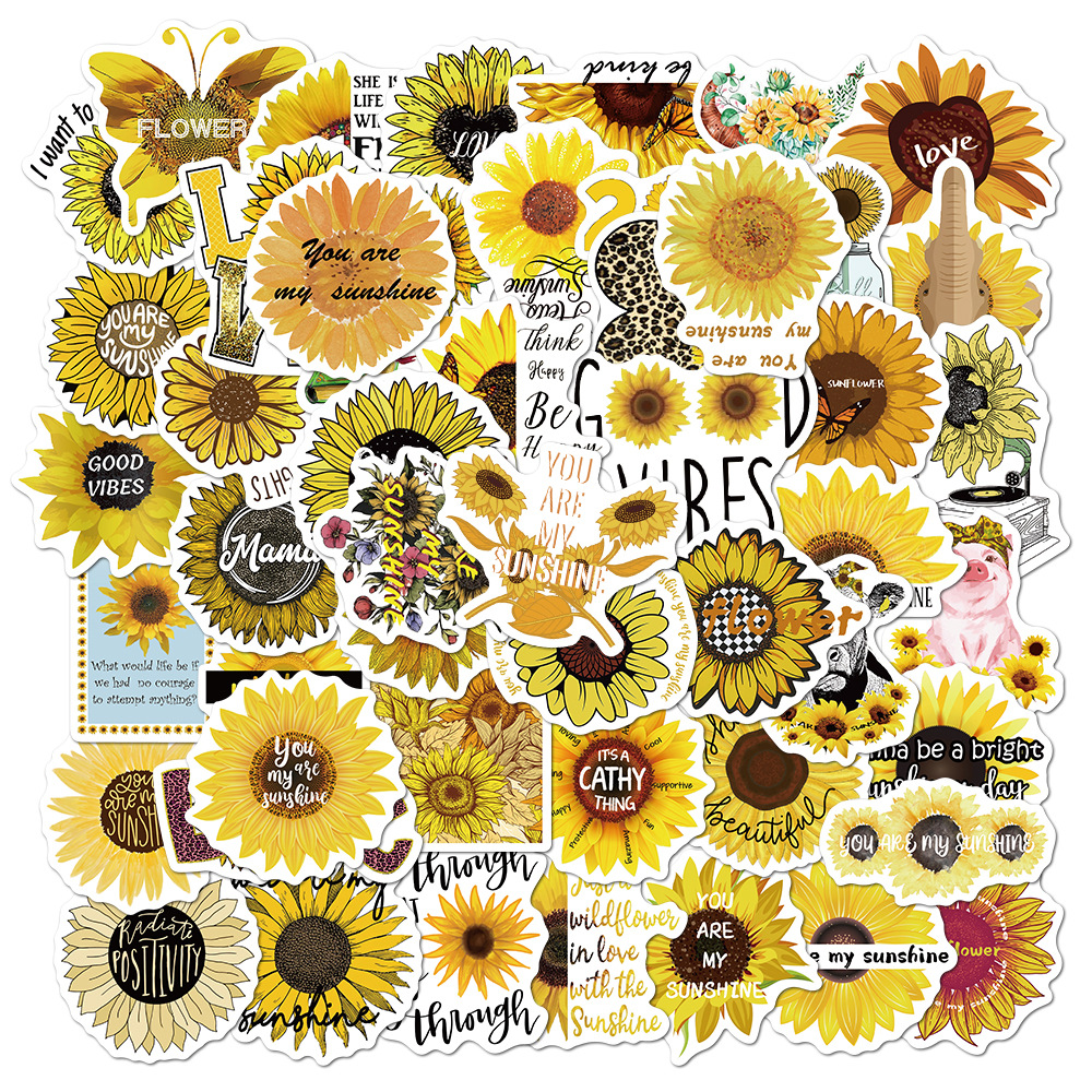 Sunflower Sticker Pack-She Defense Boutique
