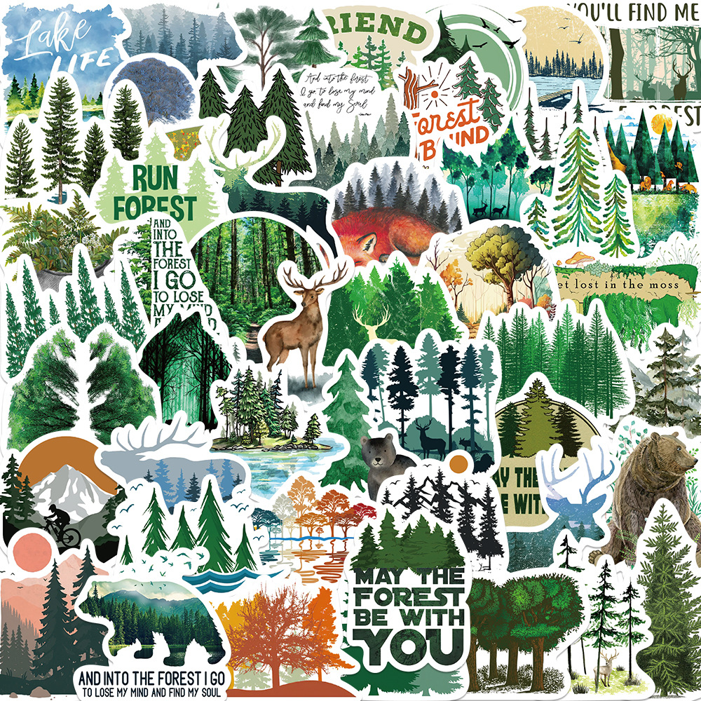Green Forest Sticker Pack-FUU Studio