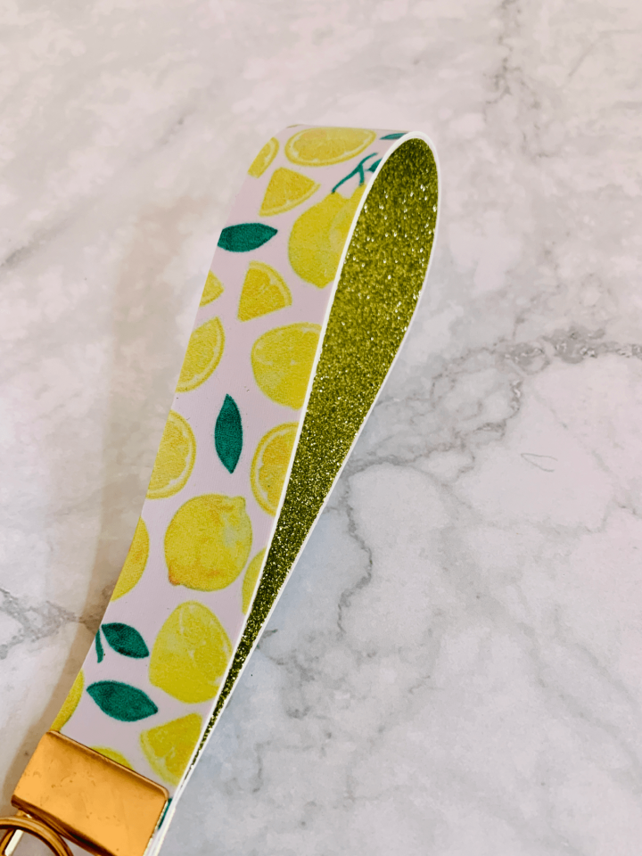 Limoncello Glitter Self Defense Keychain