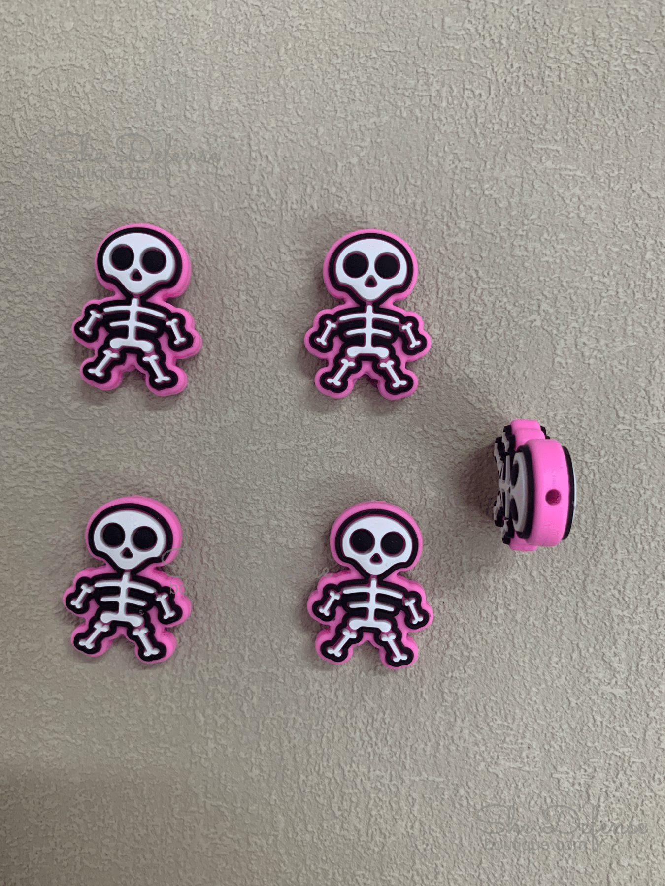 Halloween Skull Silicone Focal Beads