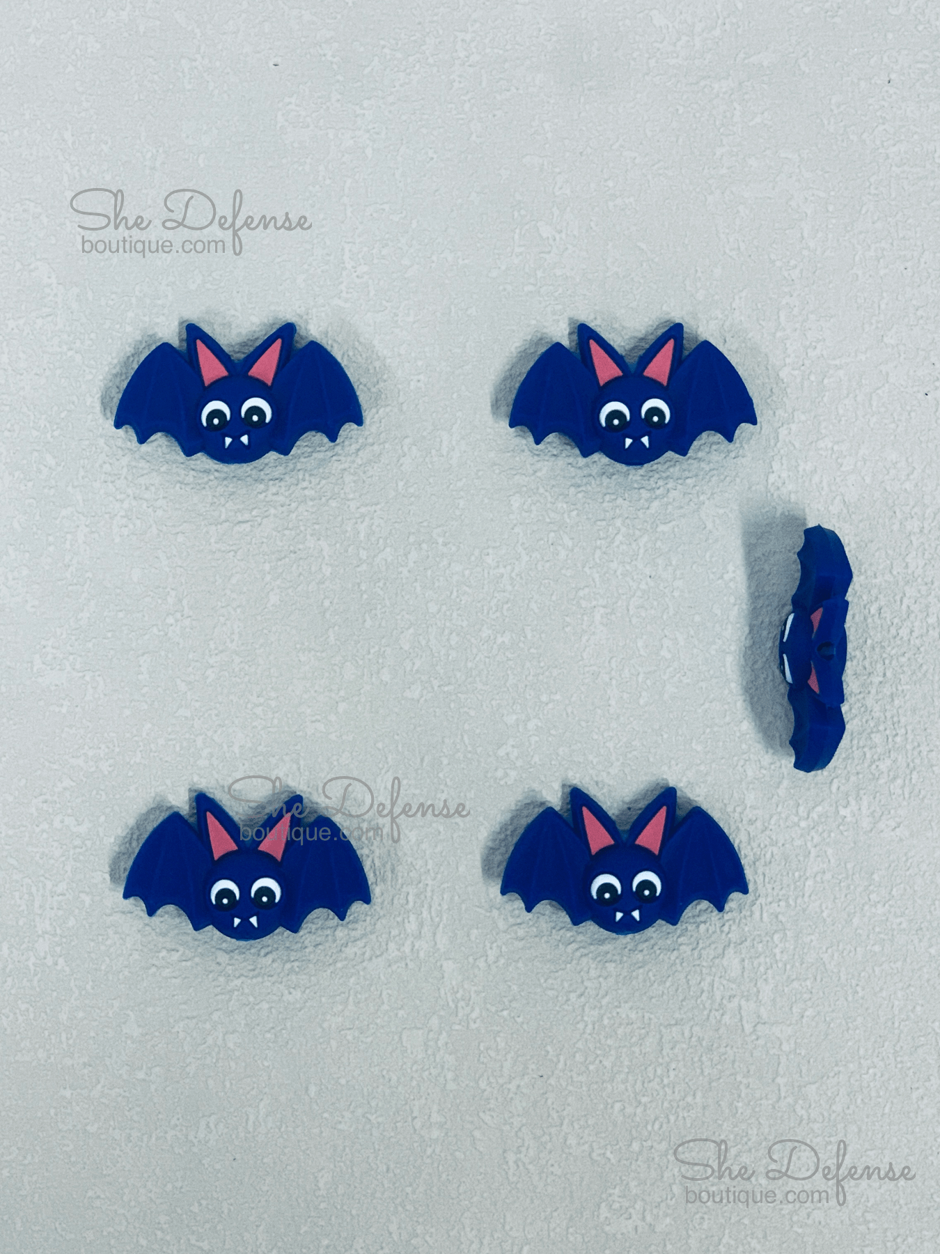 Halloween Bat Silicone Focal Beads