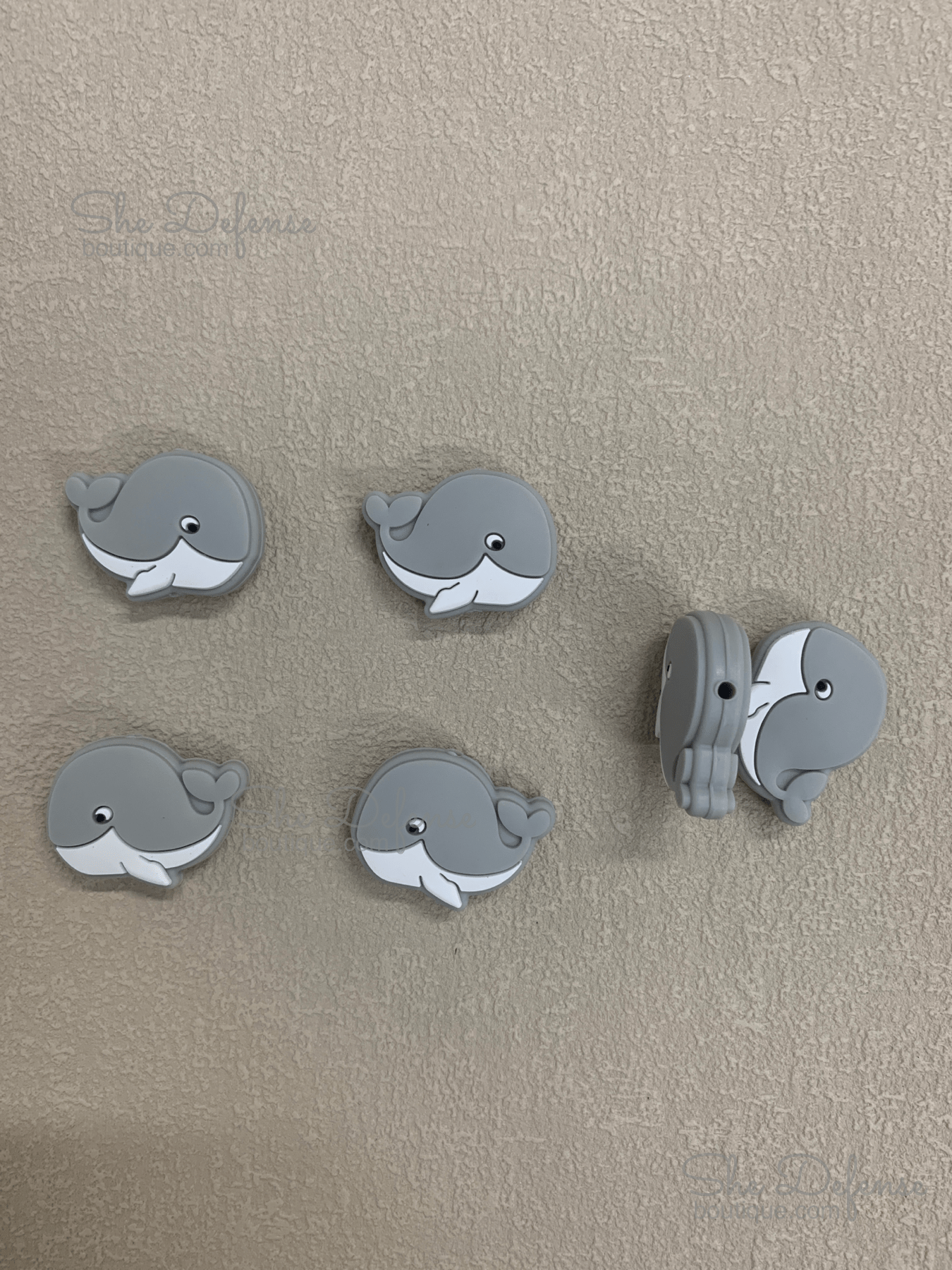 Whale Silicone Focal Beads