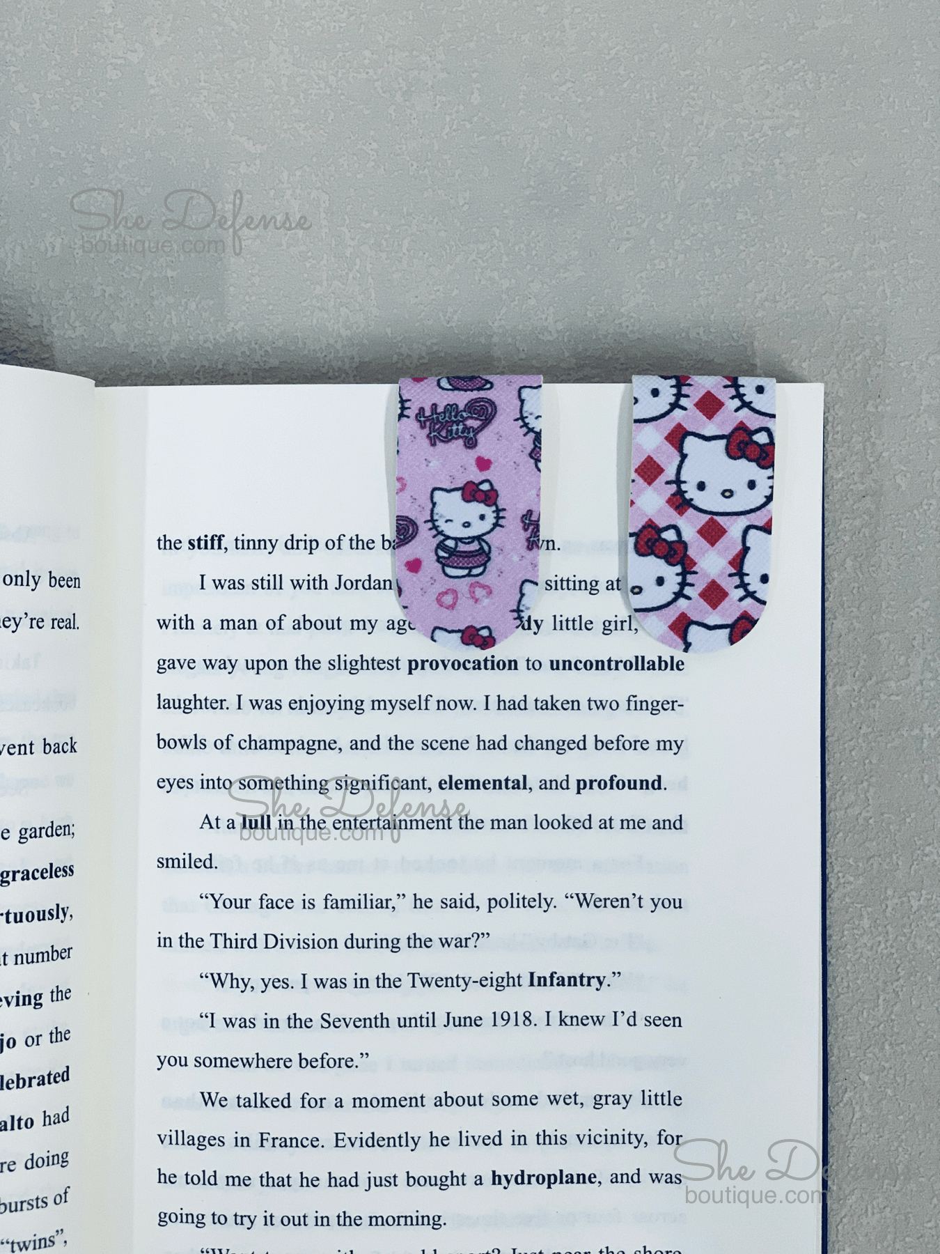 Kitty cat Faux Leather Magic Bookmarks