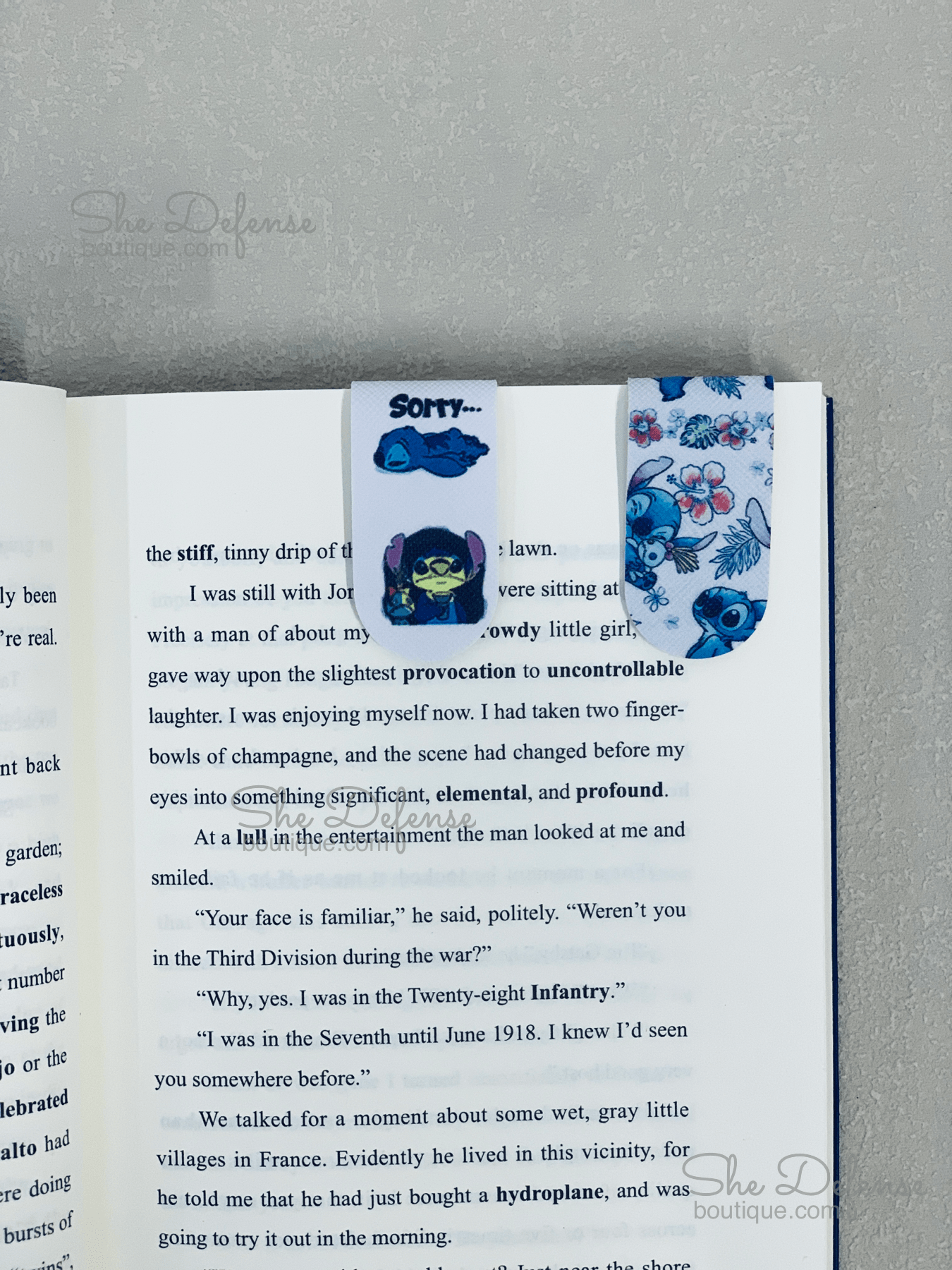 Stitch Faux Leather Magic Bookmarks