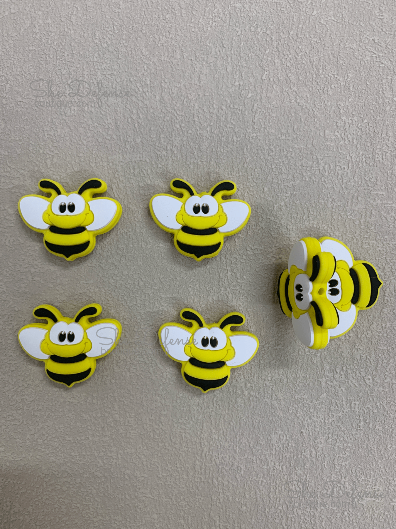 Bees Silicone Focal Beads