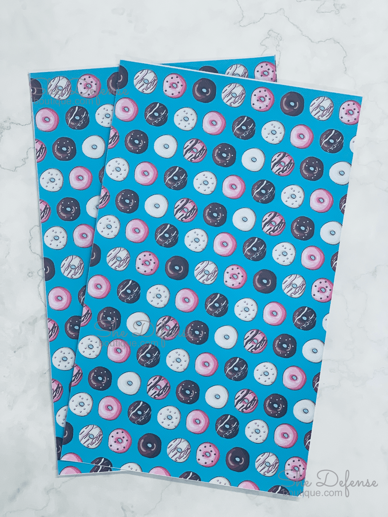 New 1pc Faux Leather Sheet Donuts F168-F174