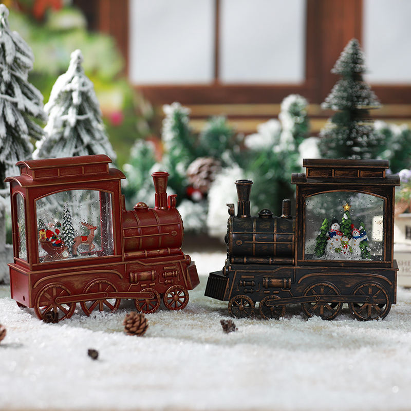 Christmas Train Decoration Music Lanterns