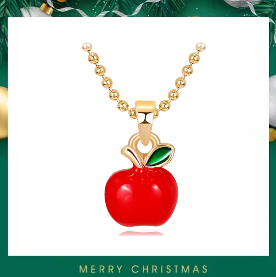 Festive Christmas pendant necklace 