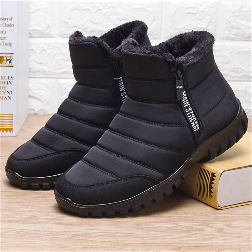 side zip snow boots