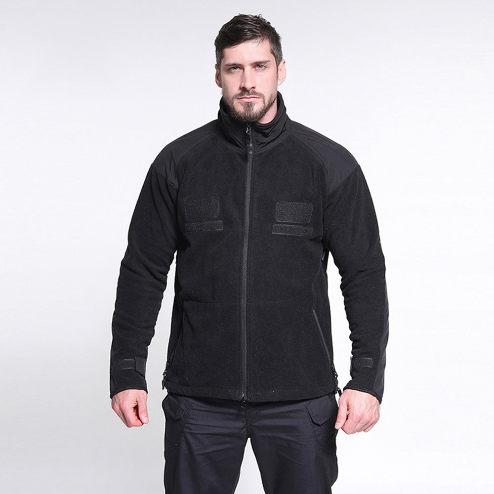 Men's Outdoor Sports Tactical Thickened Warm Fleece Jacket