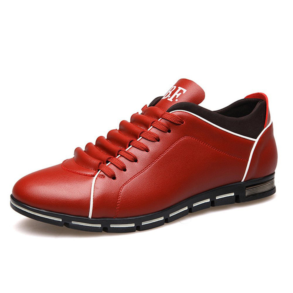 Figcoco New men's British style casual lace-up shoes