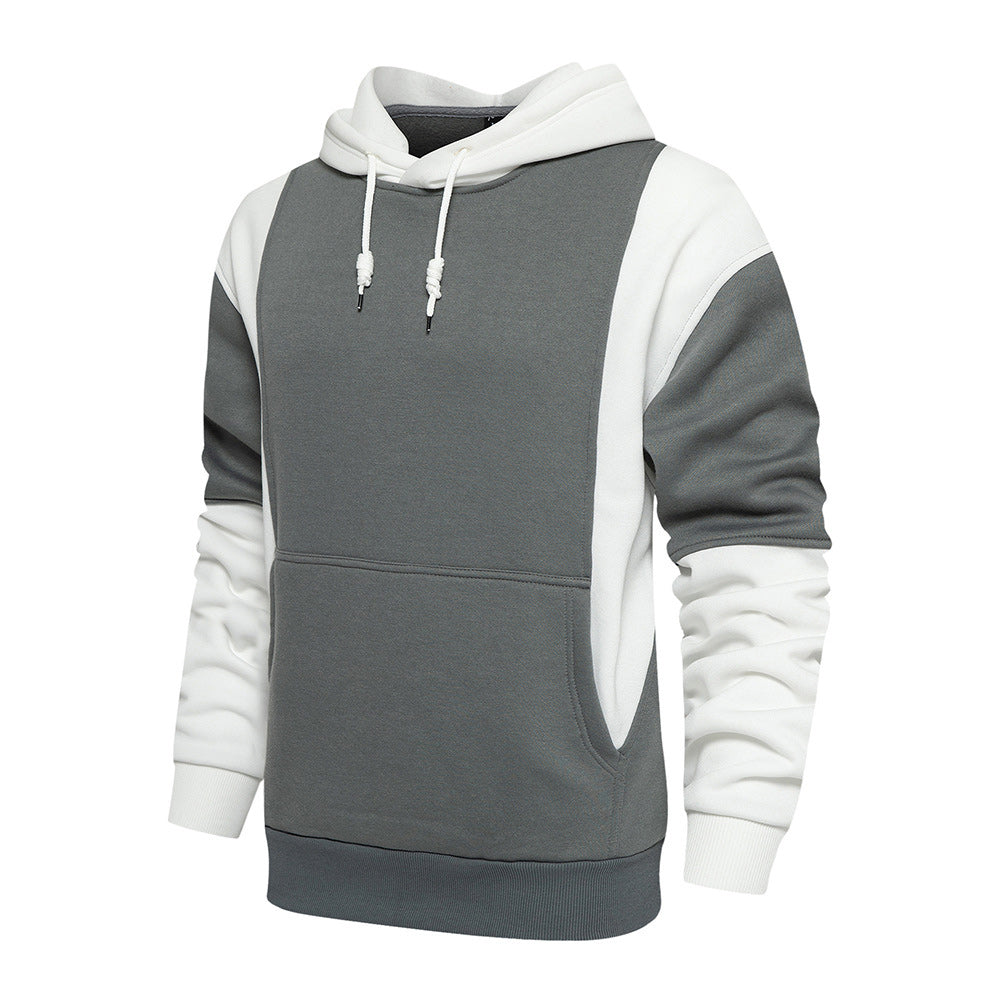 New Fashion Colorblock Men's Trendy Hoodie