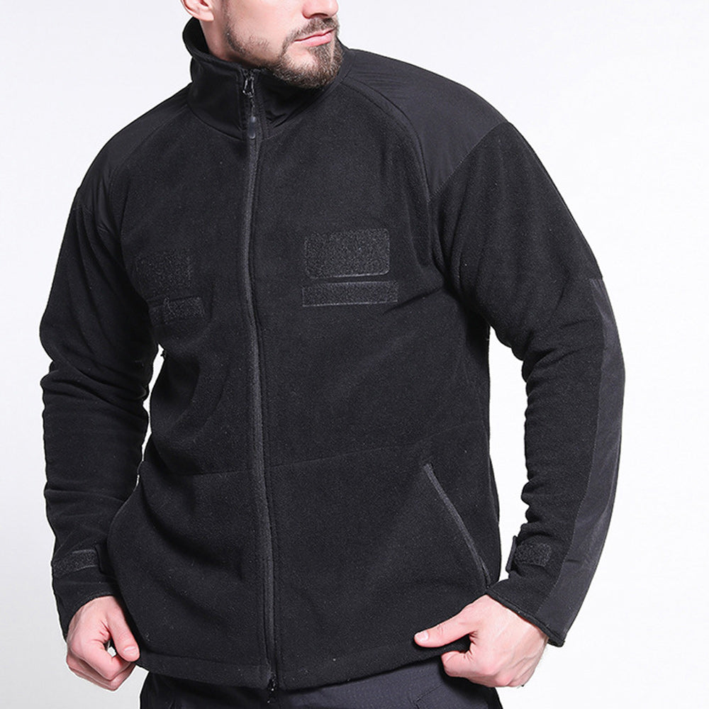 Men's Outdoor Sports Tactical Thickened Warm Fleece Jacket