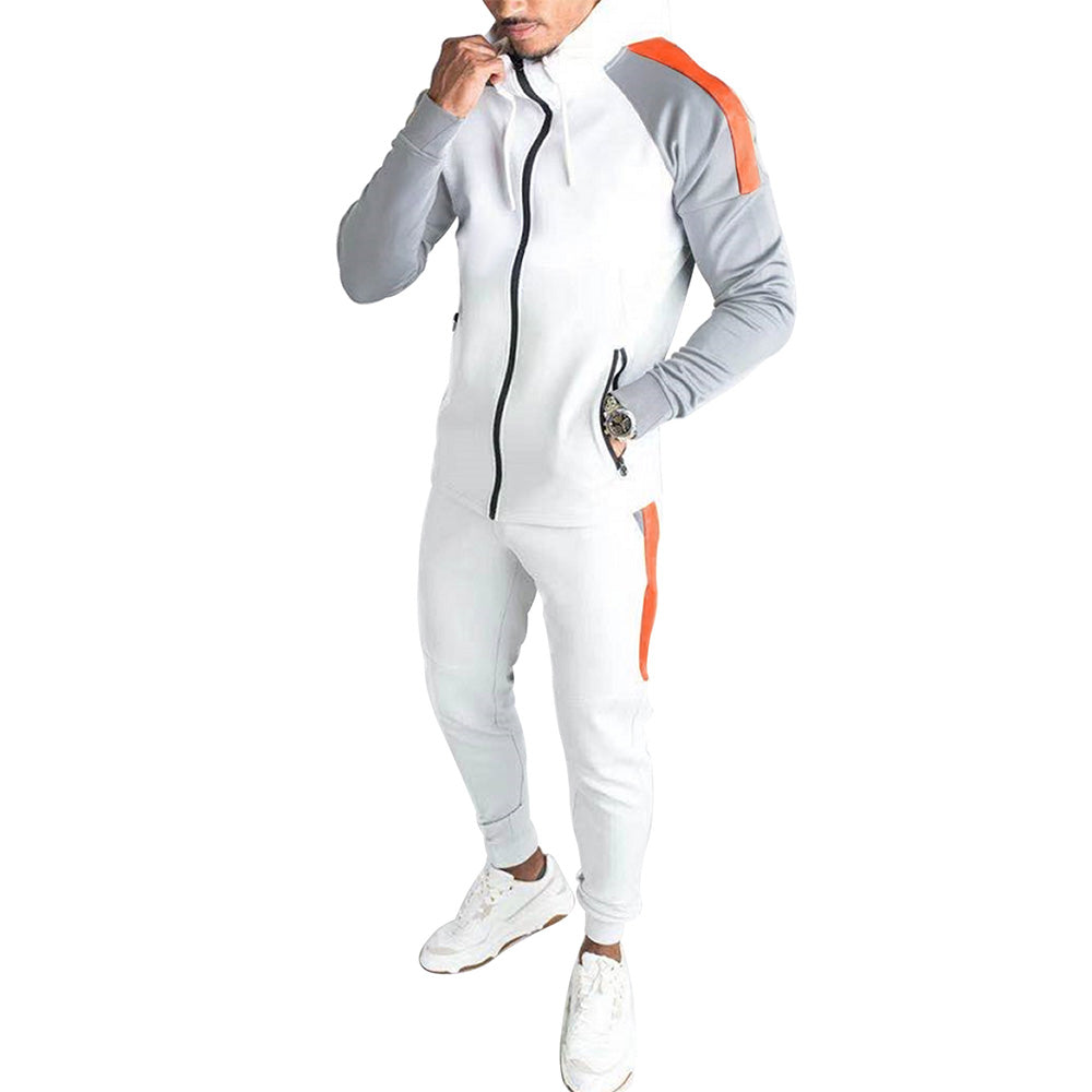 Autumn new three-color men's sports and leisure suit