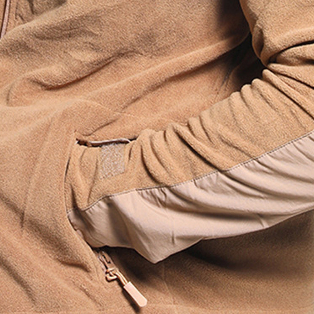 Men's Outdoor Sports Tactical Thickened Warm Fleece Jacket