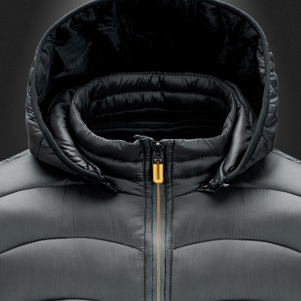Winter Men Casual Hooded Simple Cotton Clothes