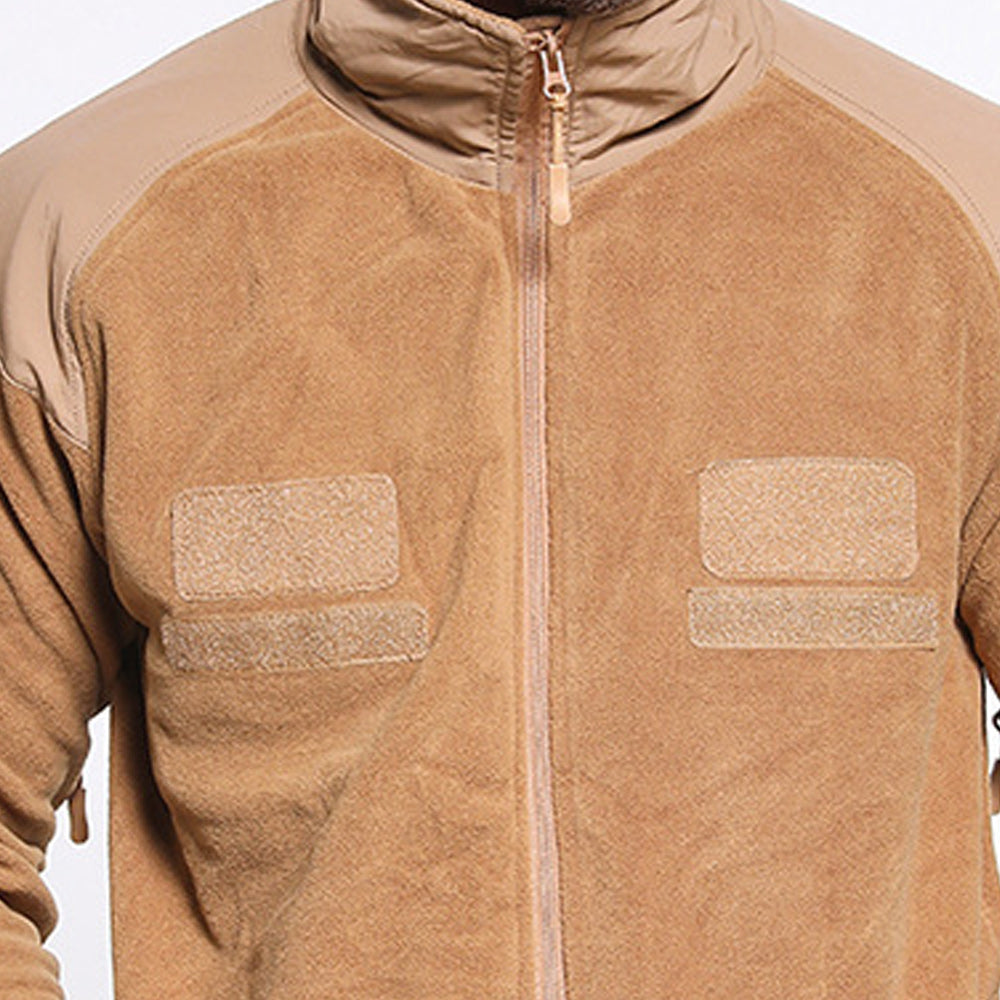 Men's Outdoor Sports Tactical Thickened Warm Fleece Jacket