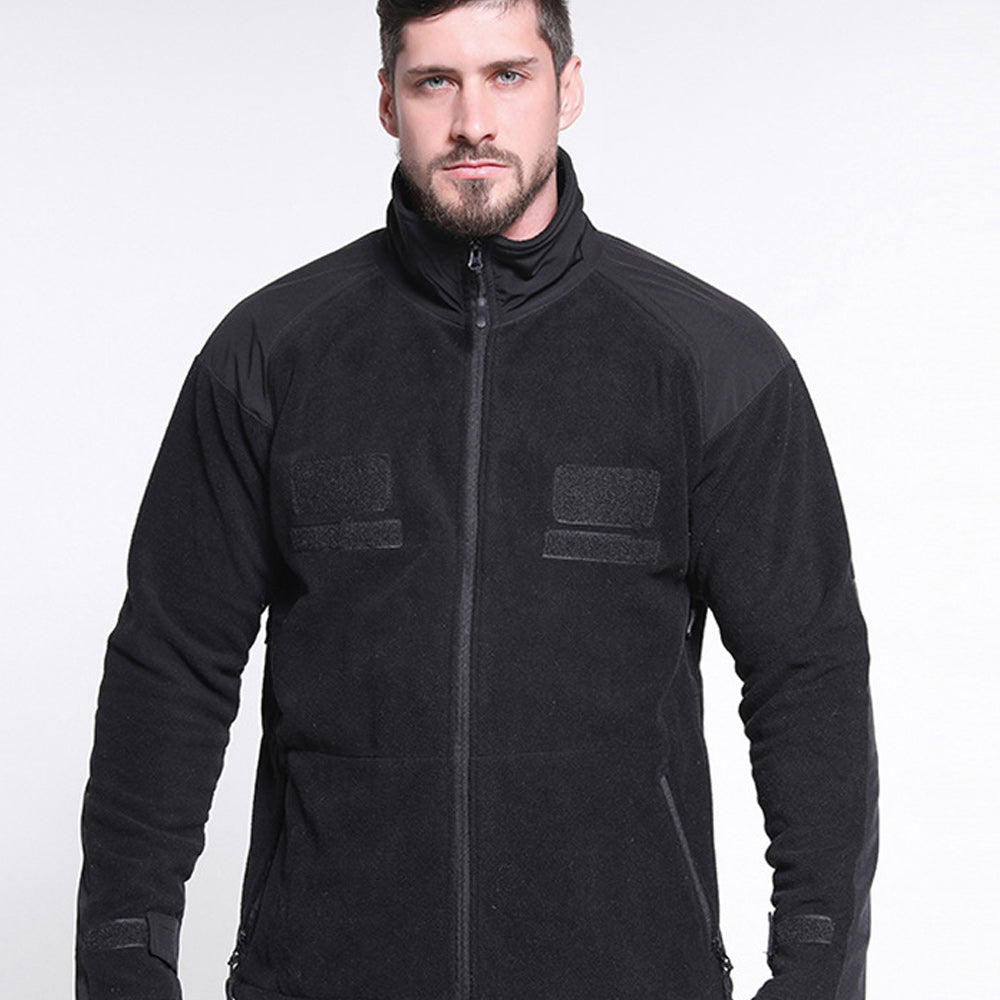 Men's Outdoor Sports Tactical Thickened Warm Fleece Jacket
