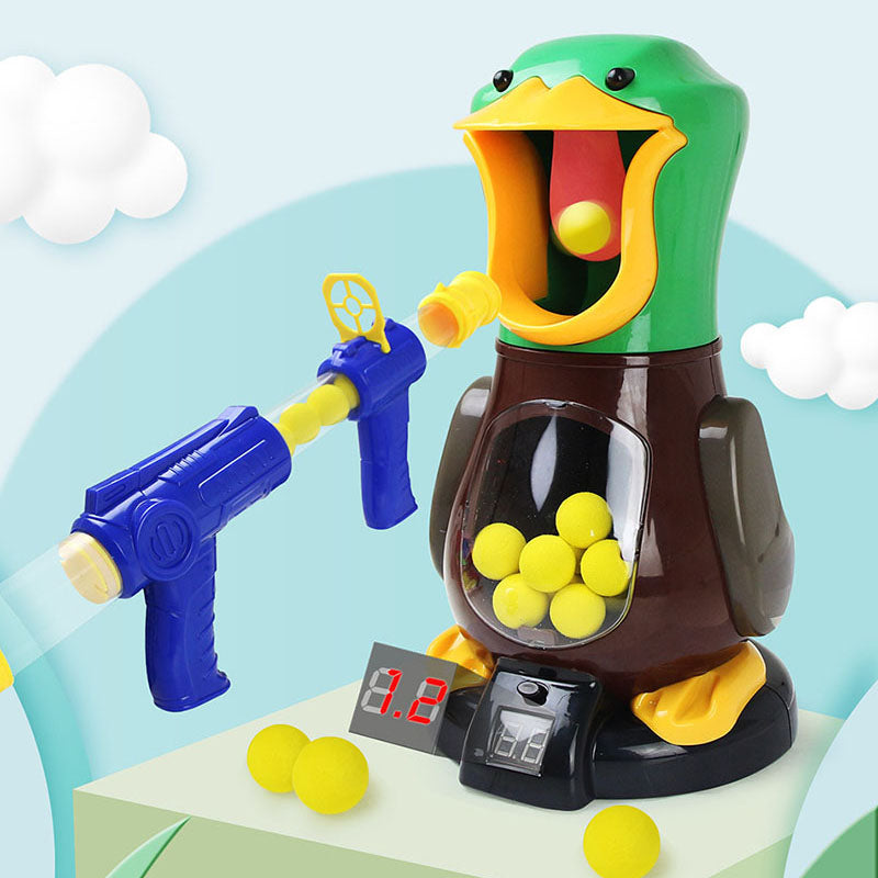 Duck air gun soft pinball electronic scoring battle Toys